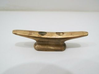 3,  1/8 Inch Long Bronze Boat Cleat - (d3a501a)