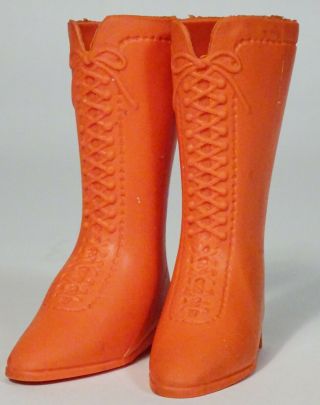 Vintage 1971 Ideal Crissy Movin Groovin Doll,  Orange Boots
