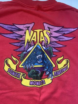 Santa Monica Airlines Sma Natas Panther Shirt Vintage 1980s Skateboard