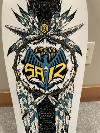 Vintage NOS 1989 OG Steve Saiz Powell Peralta Skateboard Deck Tony Hawk 3