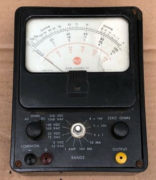 Vintage Rca Institutes Meter Assembly Kit Volt Ohm Meter Bakelite