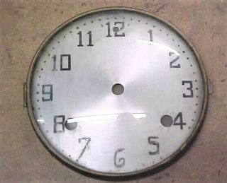Antique Waterbury Mantle Clock Dial,  Glass & Bezel