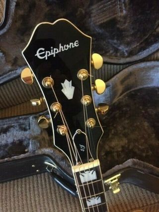 EPIPHONE EJ - 200SCE - Acoustic / Electric Guitar - Natural 4