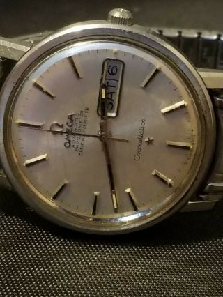 Omega Constellation Chronometer S.  Steel Day,  Date Automatic Cal 751,  168016.  As - Is 3