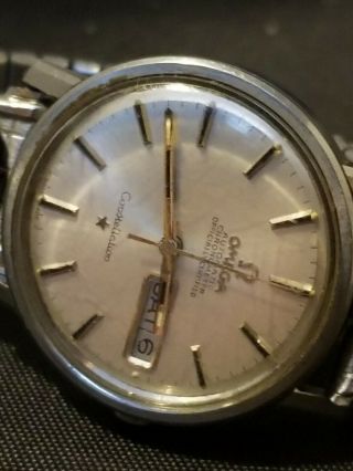 Omega Constellation Chronometer S.  Steel Day,  Date Automatic Cal 751,  168016.  As - Is 4