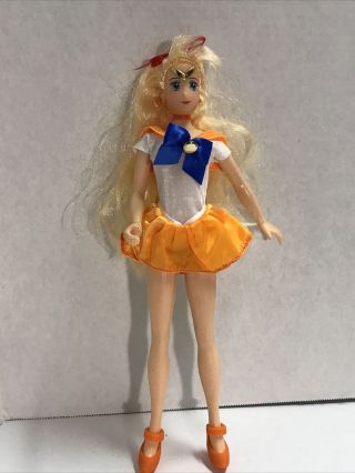 Vintage Sailor Venus 12” Inch Doll Bandai 1995