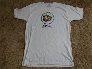 Vintage Tdk 1987 World Championship In Athletics T - Shirt - Sz Xl -
