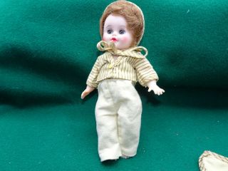 Vintage 8” Kellogg’s Baby Ginger Doll By Cosmopolitan W/ Extra Outfit