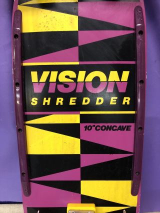 Vision Shredder 10” concave skateboard Independent Trucks 31x10.  5” 2