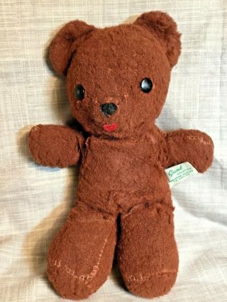 Vintage Early Gund Sani - Foam Cubbi Teddy Bear Stuffed Plush Swedlin