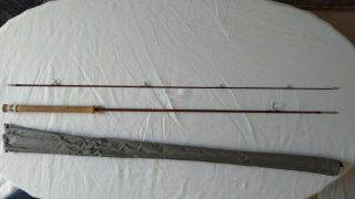 Orvis Impregnated ultralite spinning rod.  6 ' split bamboo. 6