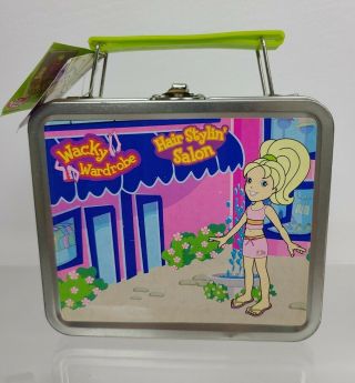 Vintage 2004 Polly Pocket Small Tin Box Storage Carrying Case Wacky Wardrobe 2