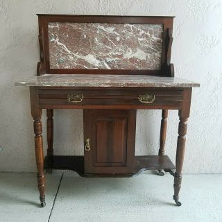 Antique Victorian Marble Top Washstand Dresser Chest Local Pickup San Francisco