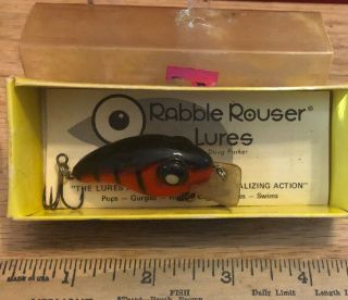 Vintage Rabble Rouser Baby Ashley Fishing Lure In Tuff Color 10ts
