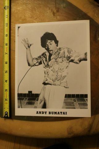 Andy Bumatai Comedian Hawaiian Hawaii Hotel Rare Cr8 (p) Vintage Surfing Photo