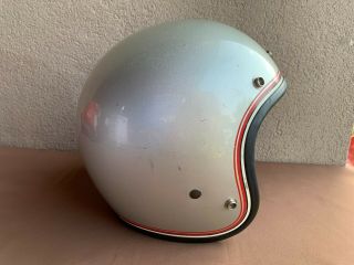 Vintage Bell Magnum Motorcycle Racing Helmet Size 7 - 56cm