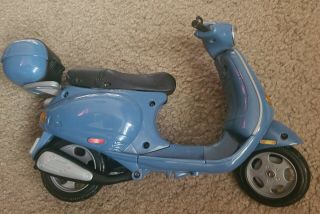 Barbie My Scene Blue Vespa Piaggio (scooter) Motorcycle By Mattel (2002)