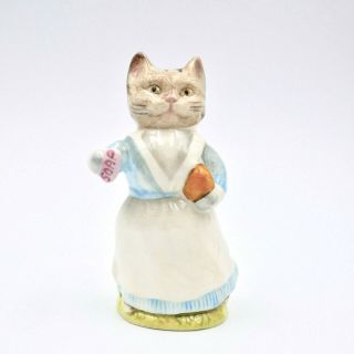 Beswick Beatrix Potter Tabitha Twitchett Cat Figurine Porcelain 1961 Vintage