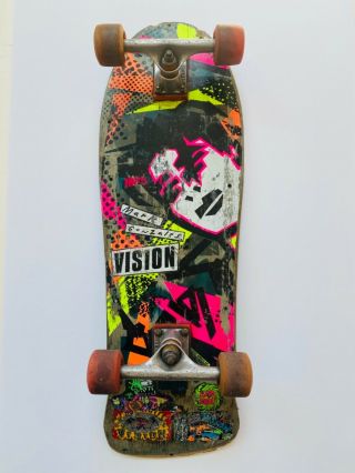 Vintage Mark Gonzales Vision Skateboard / 1988