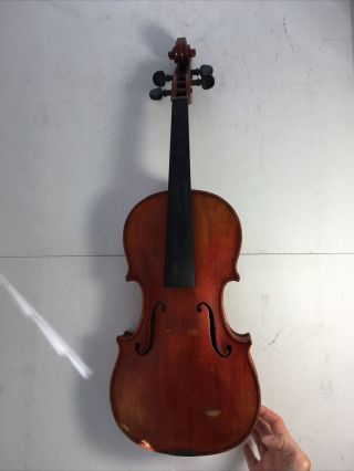 John Juzek Violinmaker Formerly In Prague Hand - Signed Antique Violin Viola 9