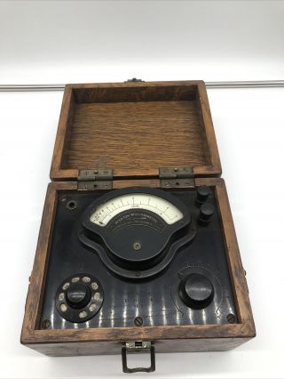 Antique Steampunk Weston Electric Company Milliampere Instruments Model 269