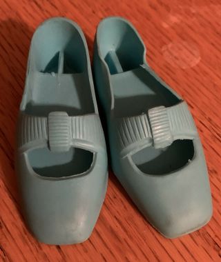 Vintage Crissy Doll Green Shoes Slip Ons