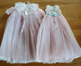 Extra Minty Madame Alexander Tagged 20 " Jacqueline Pink Nightgown & Robe Cissy