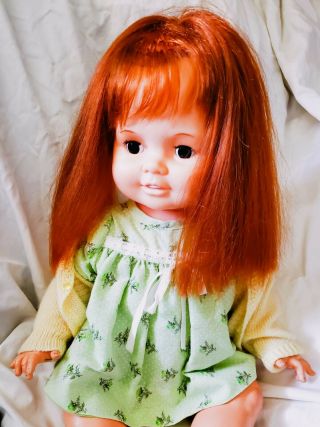 Ideal Large Baby Crissy Chrissy Doll 1973 Hair.