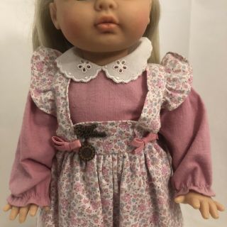 Vintage Doll Zapf Creation 19” With Stand - Karen Rose 4397 3