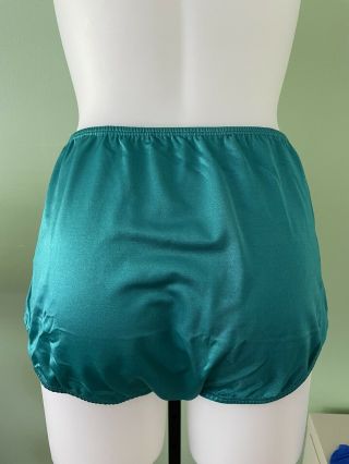 Vintage Nylon Panties Silky Second Skin 1980s Sports Granny Size Xl Made In Usa