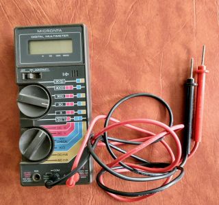 Vintage Radio Shack Micronta 22 - 185a Digital Multimeter Not Parts/repair