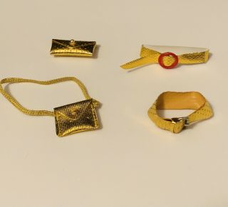 Vintage 1960’s Barbie Golden Dimple Belt/purse Accessories