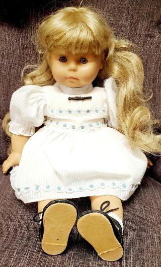 W Tag Vintage Elegance Gotz Doll 20” West Germany Outfit Long Blonde