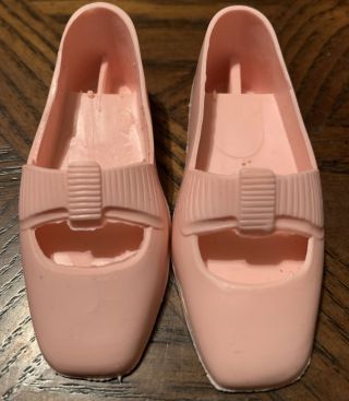 Vintage Crissy Doll Pink Shoes Slip Ons