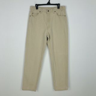 Vintage Levi’s Orange Tab 550 Jeans Men’s Size 36x34 Relaxed Fit Tan
