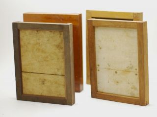 4 Antique 5x7 Wooden Contact Printing Frames Darkroom Print Greenpoint Ny