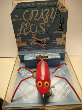 Vintage Mueller - Perry Crazy Legs Fishing Lure