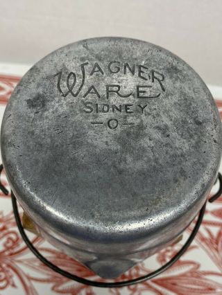 Vintage Wagner Ware Sidney Cast Aluminum Salesman Sample Kettle Pot