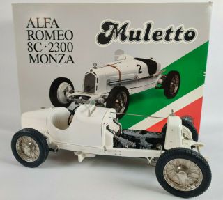 Rivarossi Pocher Alfa Romeo 8c 2300 Monza Muletto Scale 1/8 Car Model Incomplete