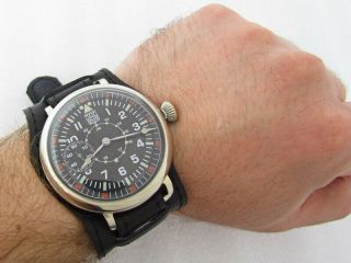 Henry Moser Laco Aviator Luftwaffee Ww Ii Vintage Iwc Schaffhausen Swiss Watch
