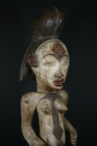 Afican Female Okuyi Ancestor Statue - Punu - Gabon Tribal Art Primitif Crafts