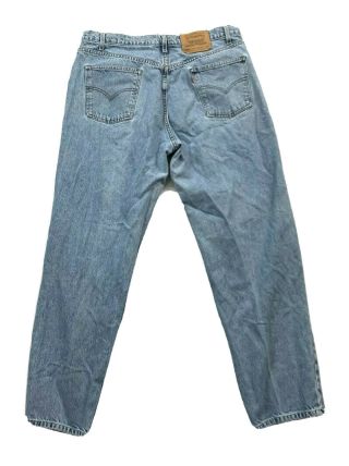Vintage Levis 550 Jeans Mens 40x32 Medium Wash Denim Relaxed Fit Orange Tag