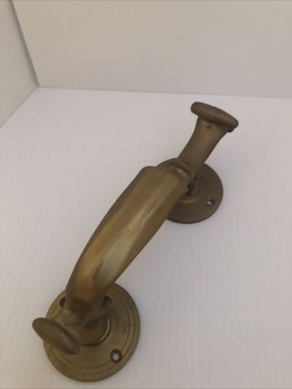 Vintage Brass Door Knocker 2 Piece 7”.  I Have 2 Available