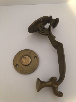 Vintage Brass Door Knocker 2 Piece 7”.  I Have 2 Available 2