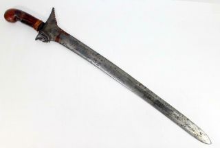 Antique 19th C.  Philippine Moro Battle Kris Sword