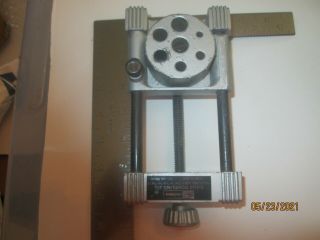 Vintage Sears Craftsman Doweling Jig W/ Revolving Turret 9 - 4186 Usa Made (b81)