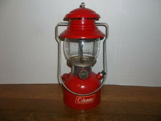 Vintage Coleman Red 200a Lantern Dated 1/57 Absolutely