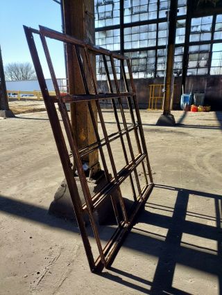 One Single Reclaimed Vintage Industrial Factory Steel Casement Window Frame