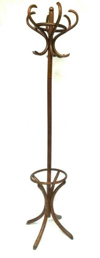 Antique Victorian Bentwood Hat And Coat Stand [7175]