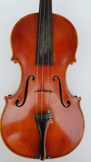 Antique Violin Labelled Frantisek Karel Kriz V Praze Roku 1934